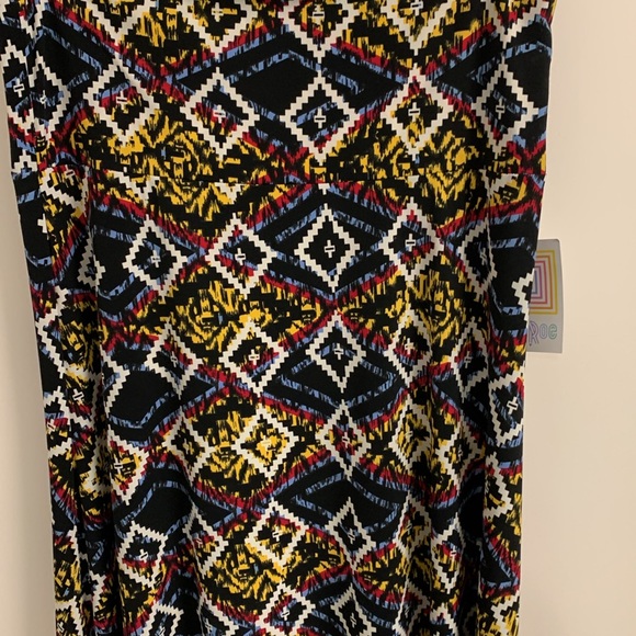 LuLaRoe XL Aztec multicolor Maxi dress - Picture 3 of 4
